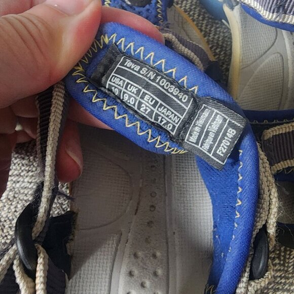 Teva Toachi Sandals Blue Little Kids Boys Size 10 - Picture 11 of 11